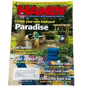 Handyman Woodworking Magazine Vol 15  Issue 82 No 3 May Jun  2007 u Backyard Par